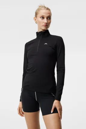 Lauryn Half Zip Mid Layer / Black