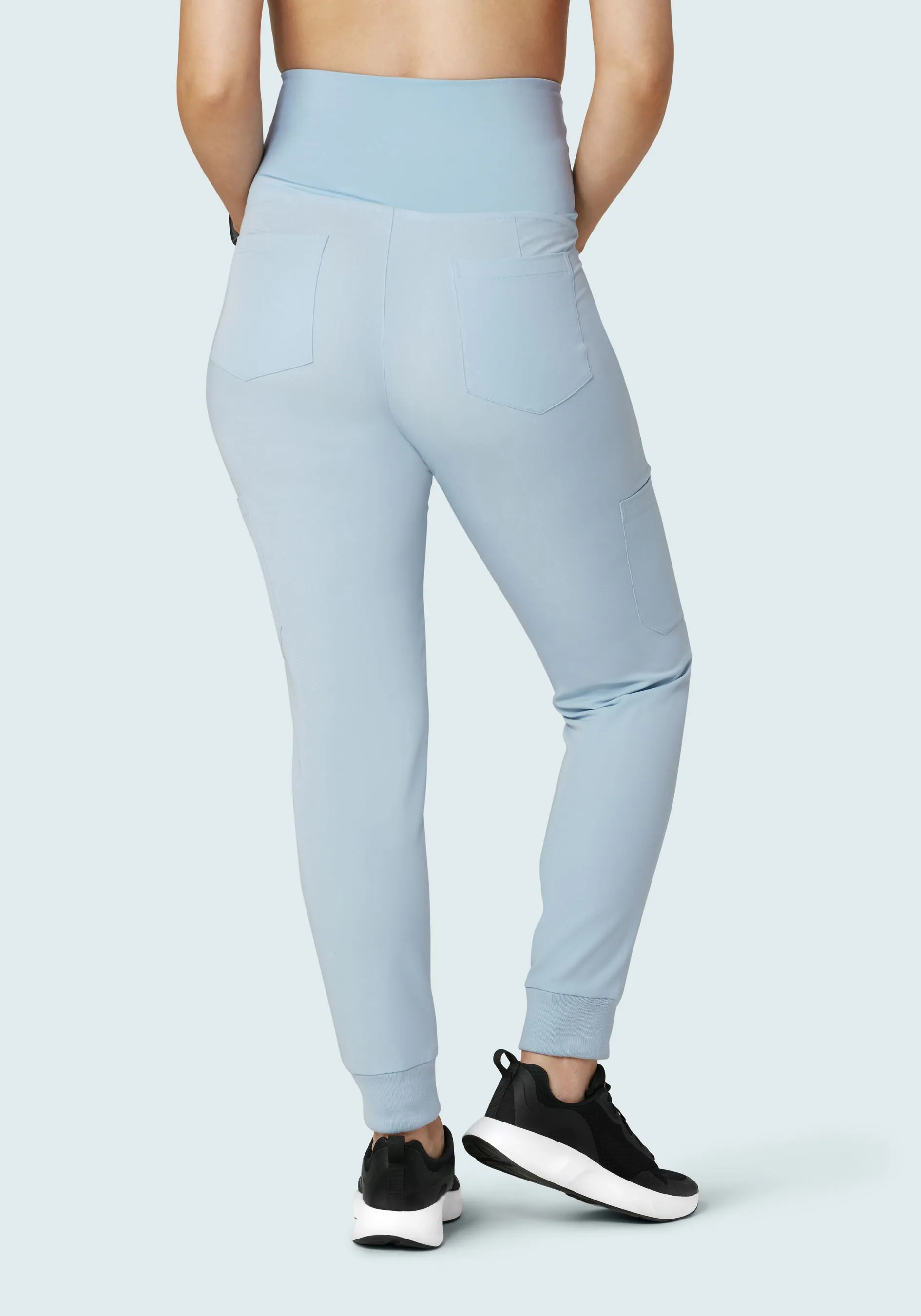 Maternity Joggers Powder Blue