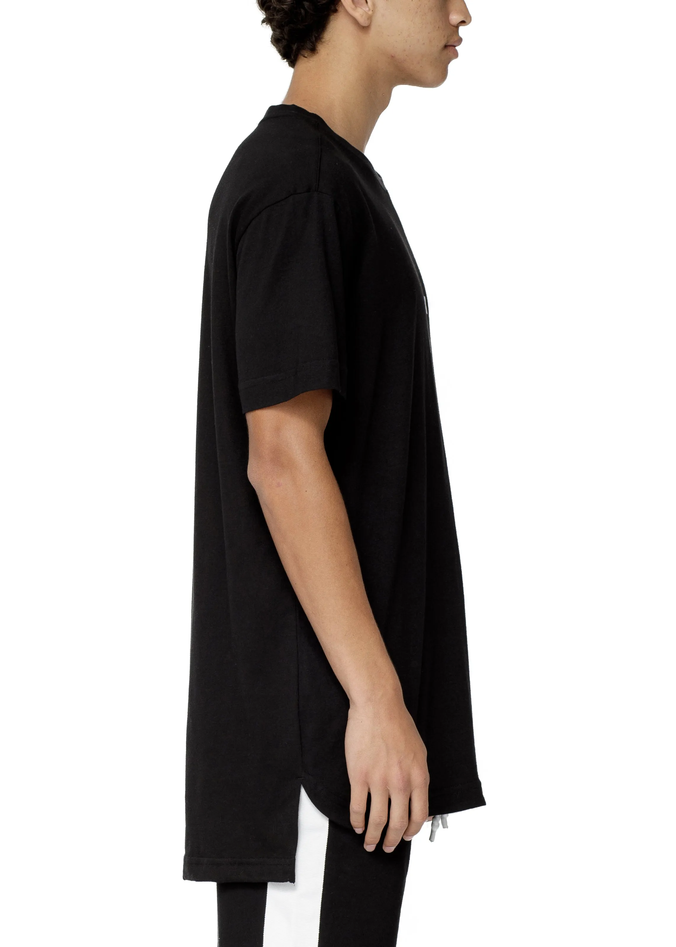 Men's Break Graphic Side Slit Long Tee