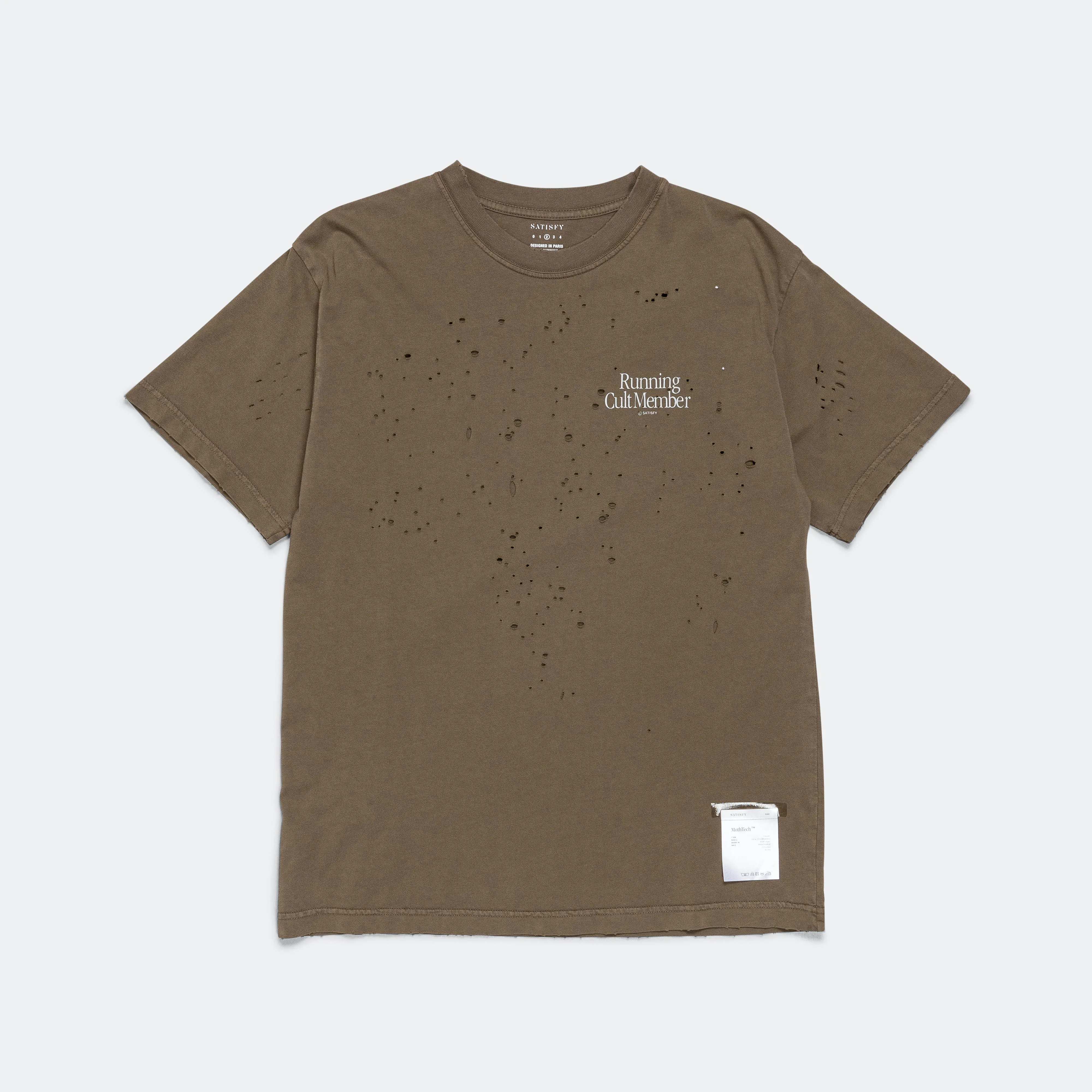 Mens MothTech™ T-Shirt - Aged Brown