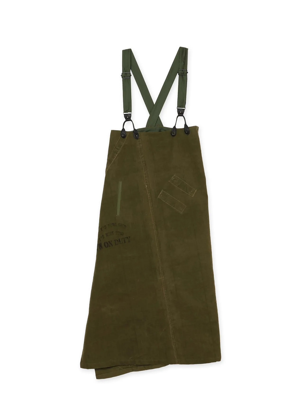 MILITARY TENT CLOTH SUSPENDERS SKIRT