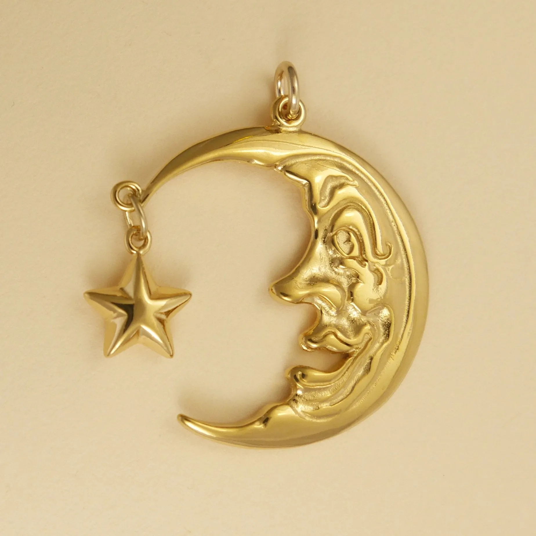 Moon Face Pendant