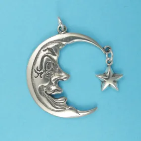 Moon Face Pendant