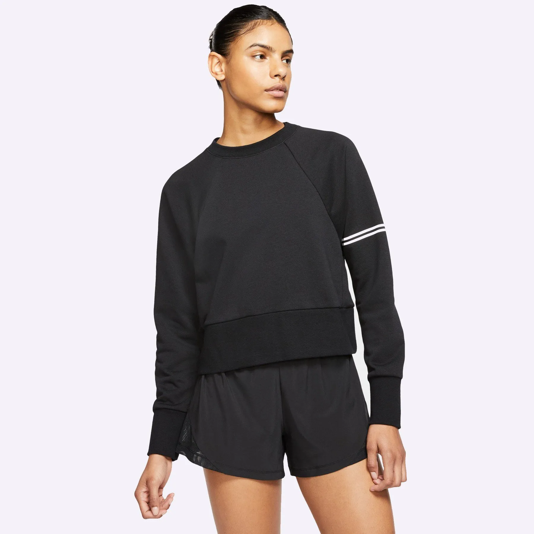 Nike - Pro Dri-FIT Get Fit Women's Crew - BLACK/WHITE