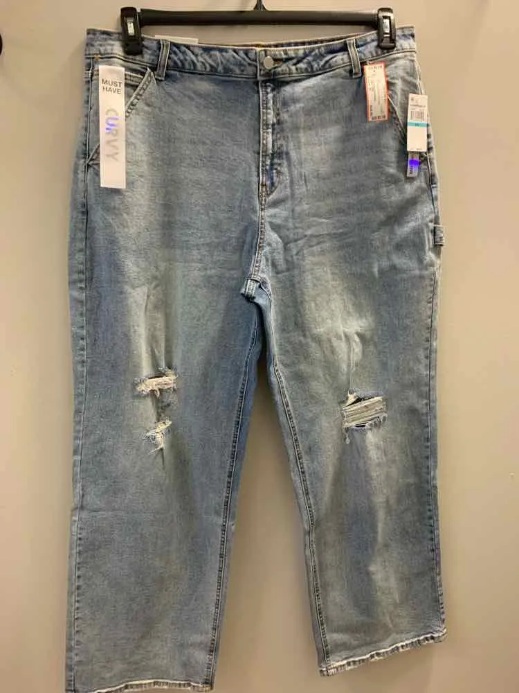 NWT Size 20 TINSEL TOWN PLUS SIZES LIGHT BLU Jeans