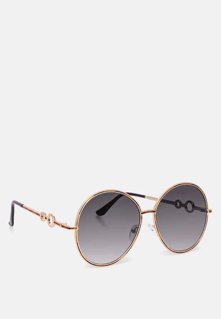 Oversized Full Rim Oval Sunglasses