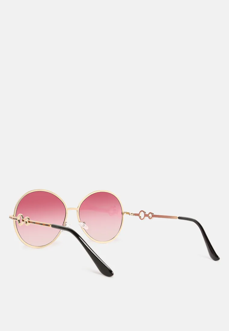 Oversized Full Rim Oval Sunglasses