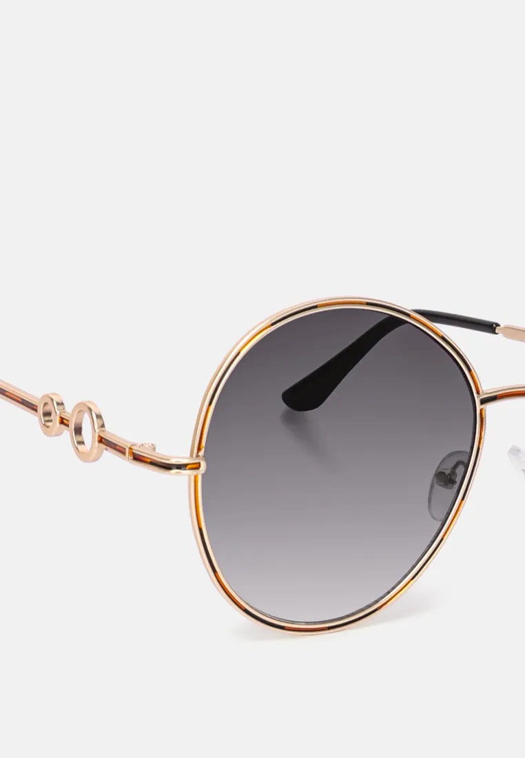 Oversized Full Rim Oval Sunglasses