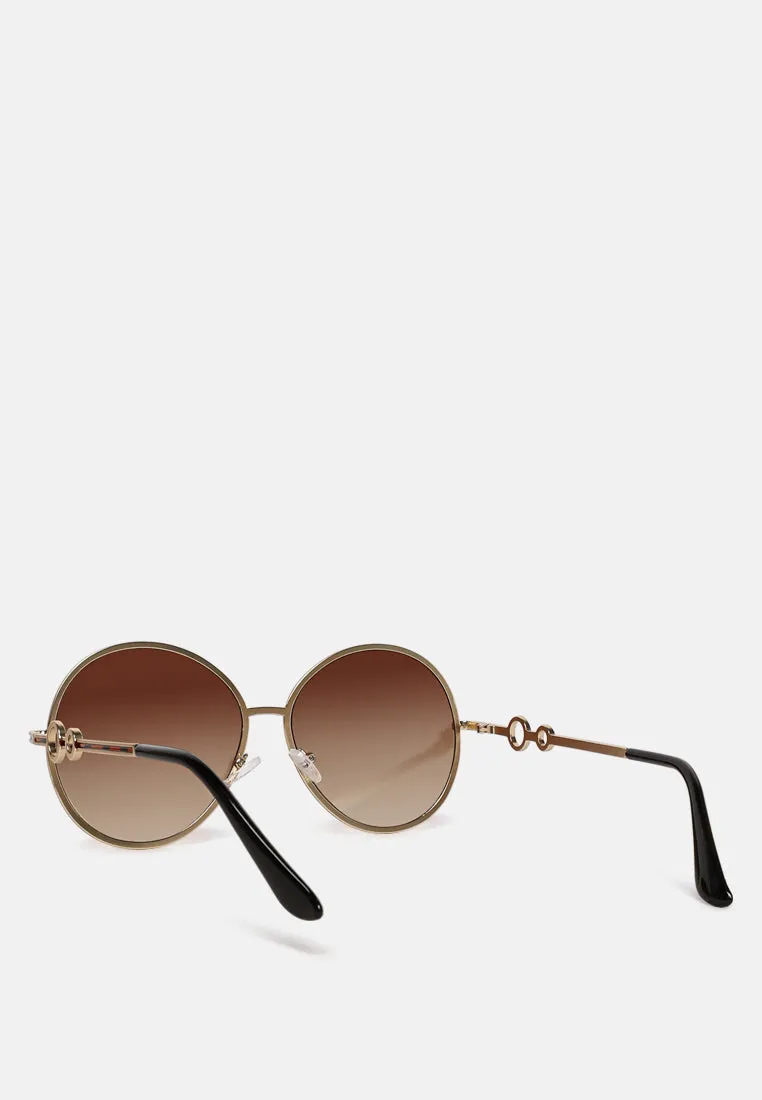 Oversized Full Rim Oval Sunglasses