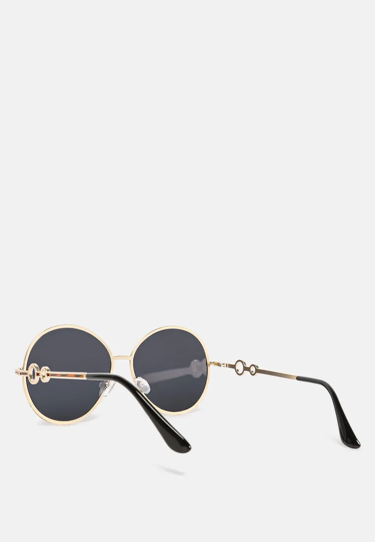 Oversized Full Rim Oval Sunglasses