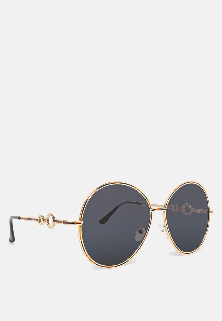 Oversized Full Rim Oval Sunglasses