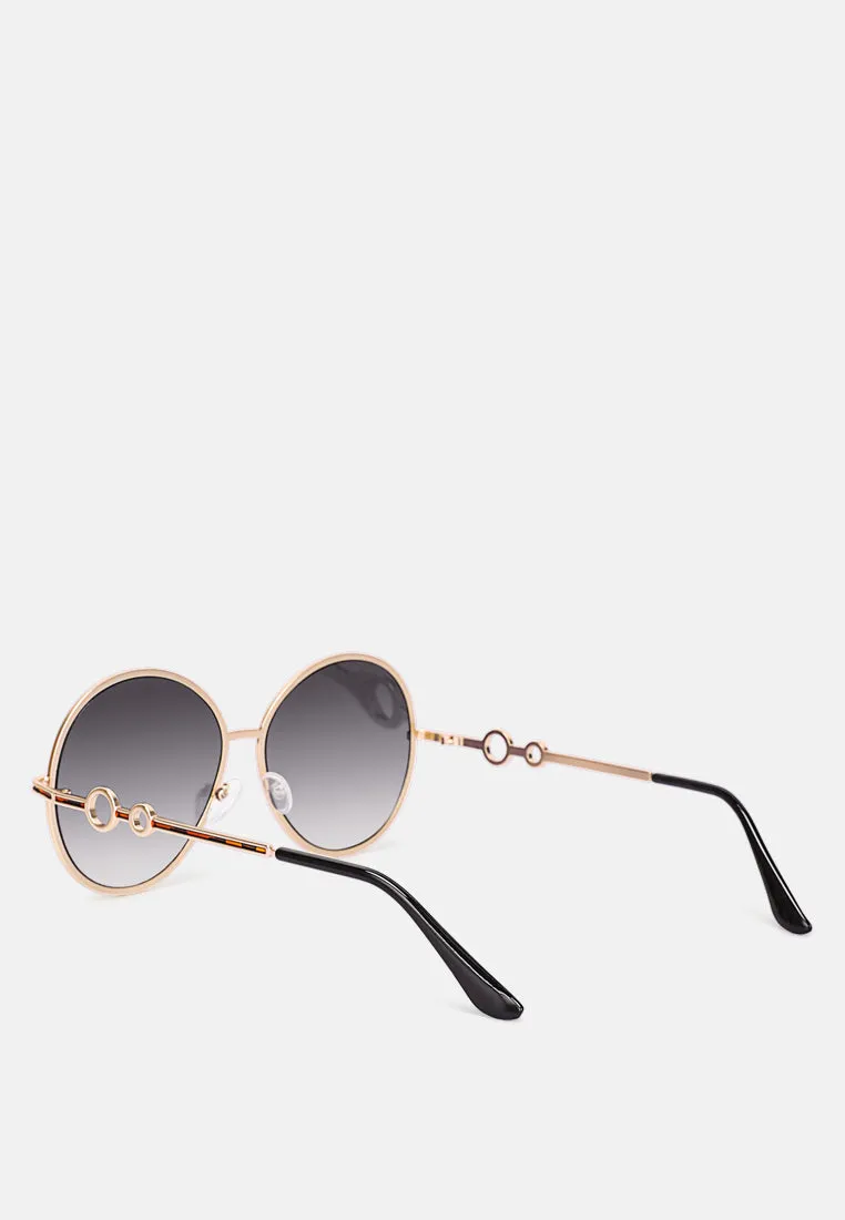 Oversized Full Rim Oval Sunglasses