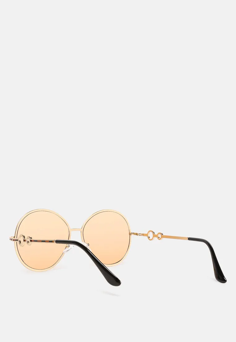 Oversized Full Rim Oval Sunglasses