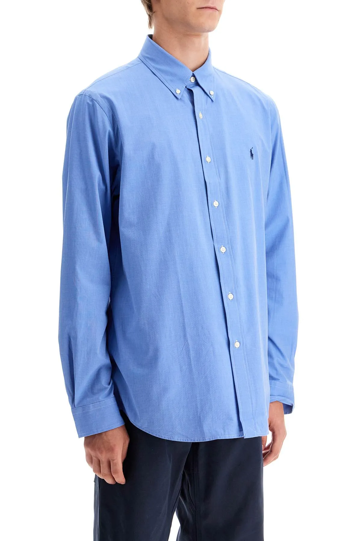 POLO RALPH LAUREN custom fit cotton stretch shirt