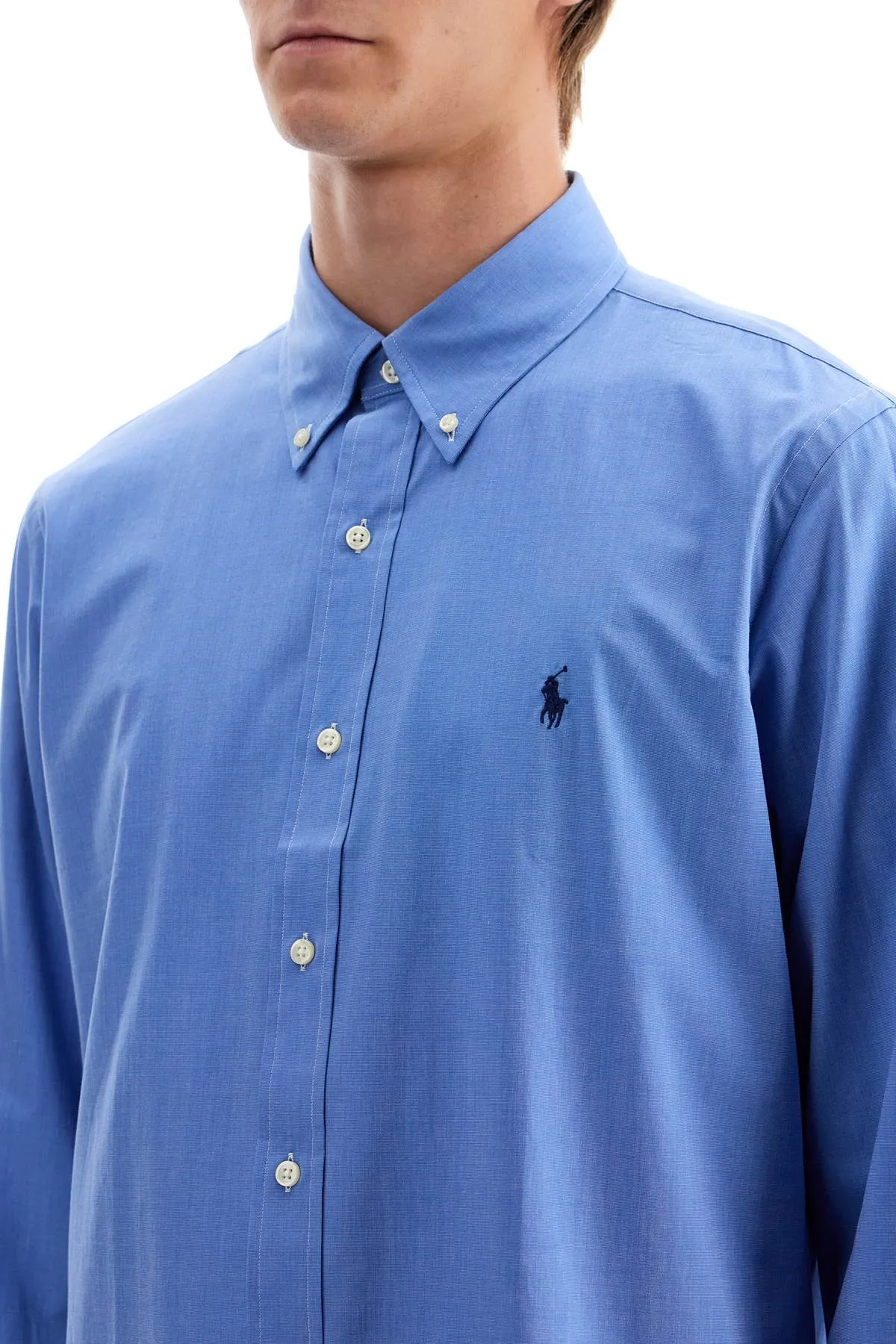 POLO RALPH LAUREN custom fit cotton stretch shirt