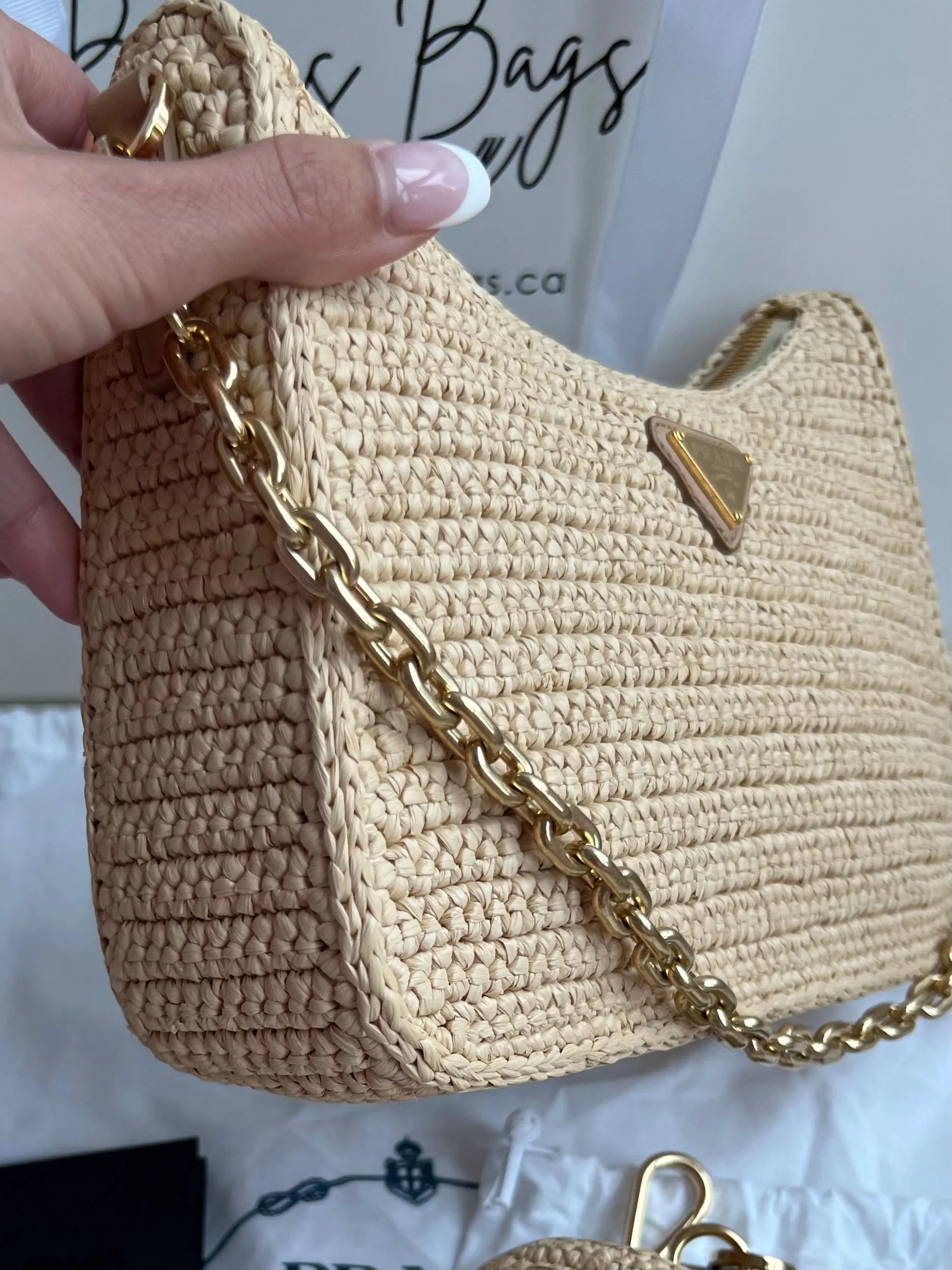 Prada Raffia Re Edition 2005 Bag