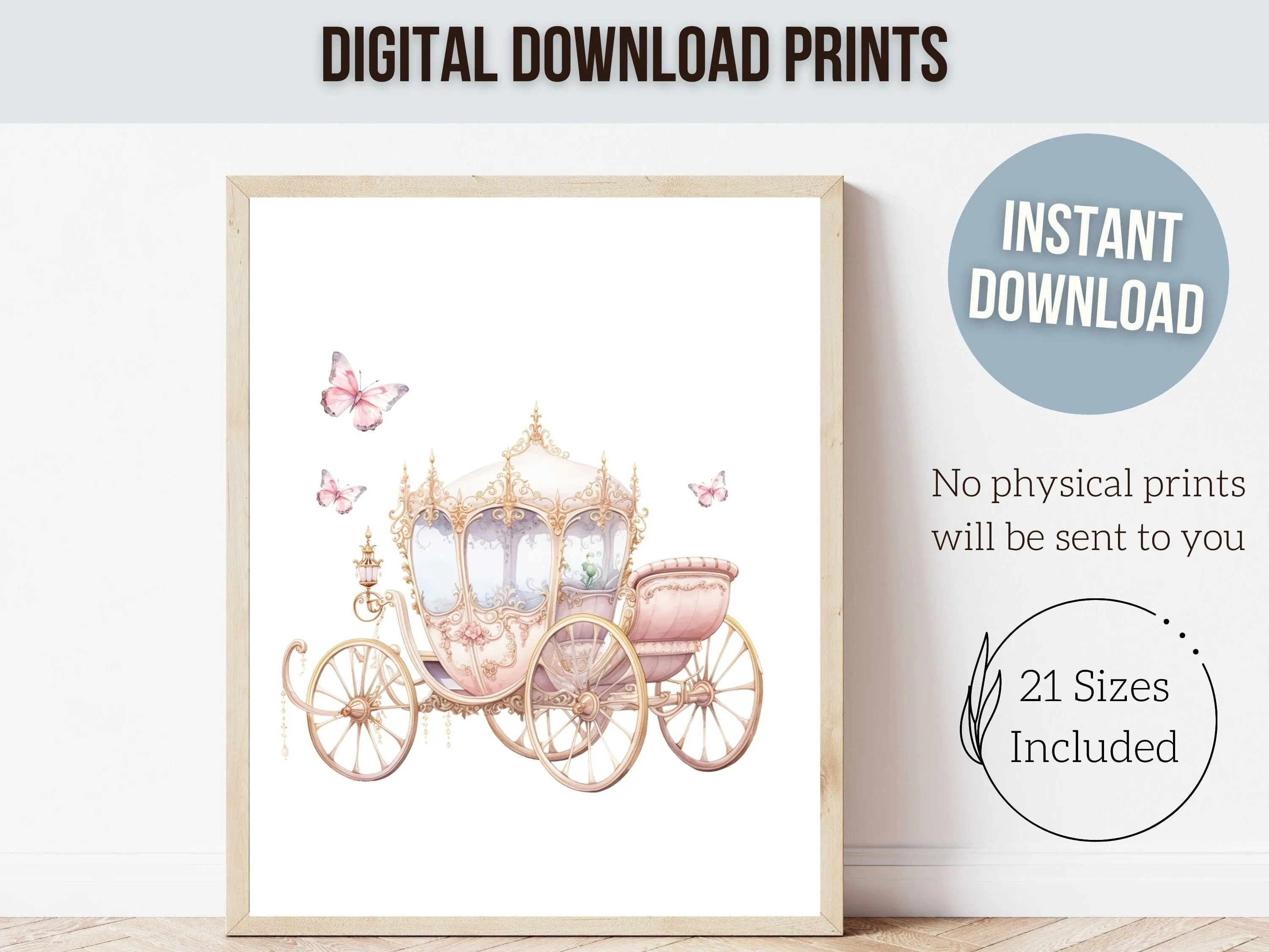 Princess Nursery Prints - Set 2