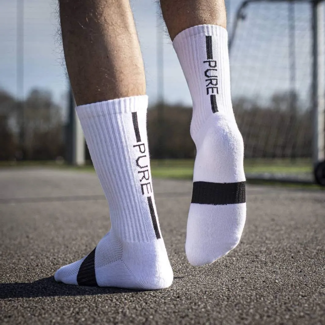 Pure Socks Classic White