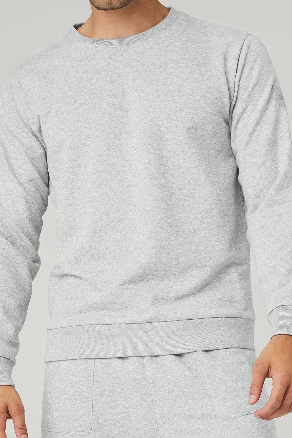 Qualifier Crewneck - Athletic Heather Grey