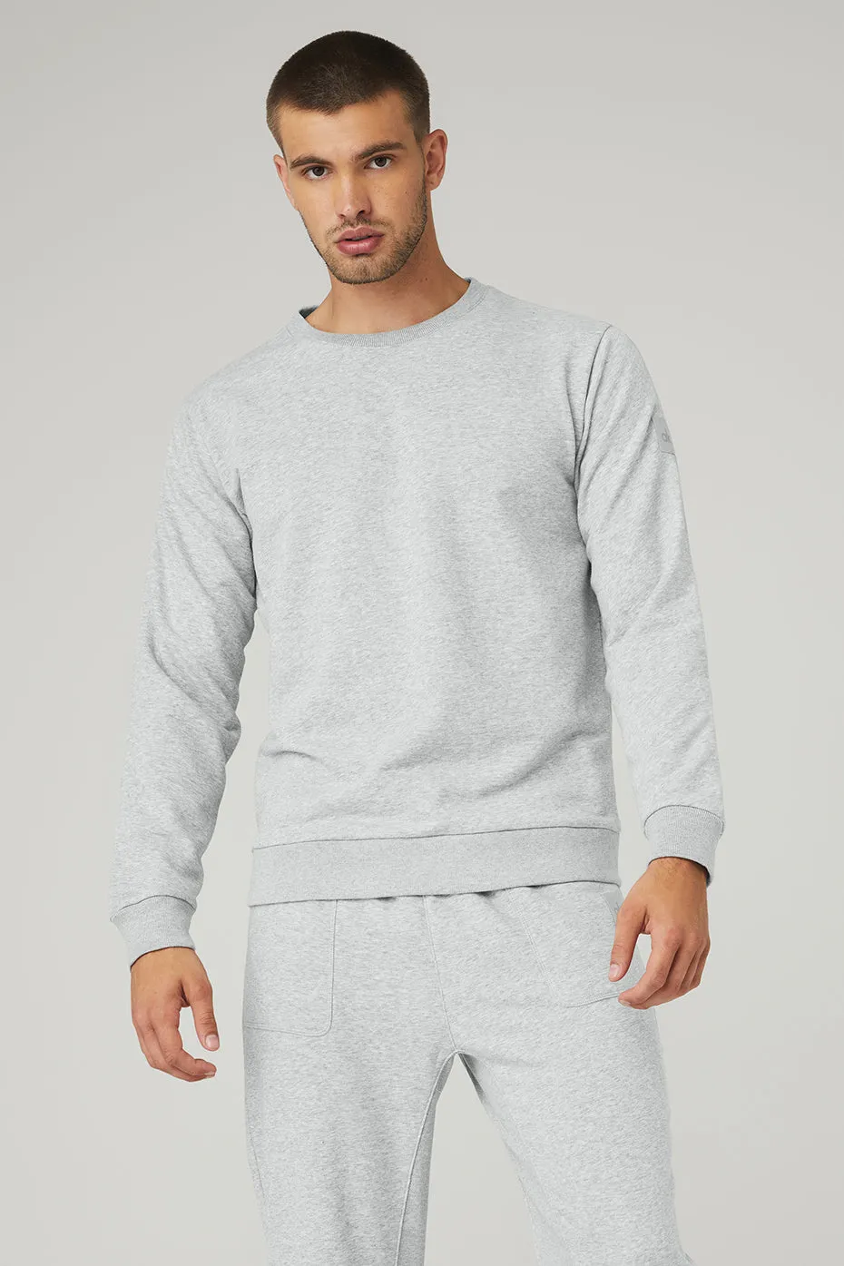 Qualifier Crewneck - Athletic Heather Grey