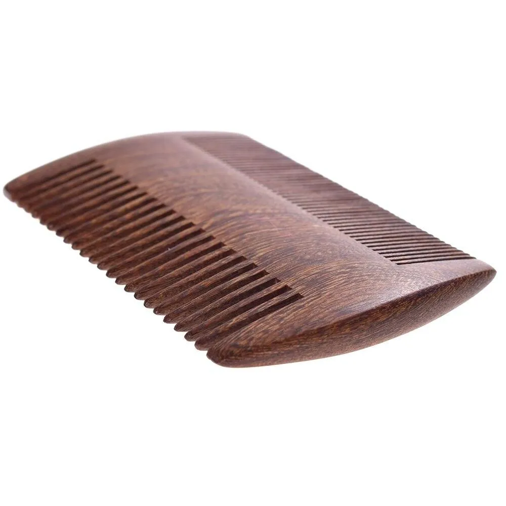 Sandalwood Pocket Anti-Static Beard Comb