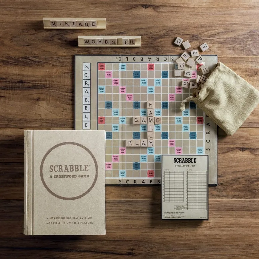 Scrabble - Vintage Bookshelf Edition