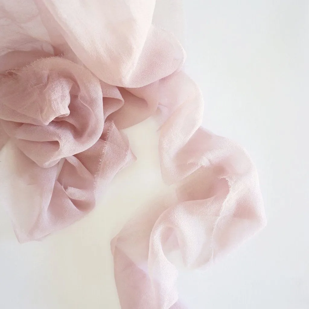 Silk Gossamer Ribbon in Blush