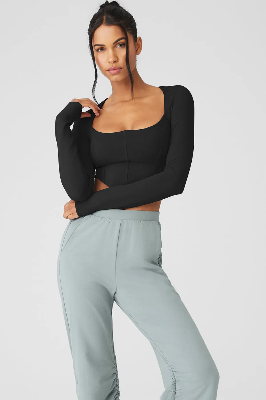 Soft Sculpt Long Sleeve - Black