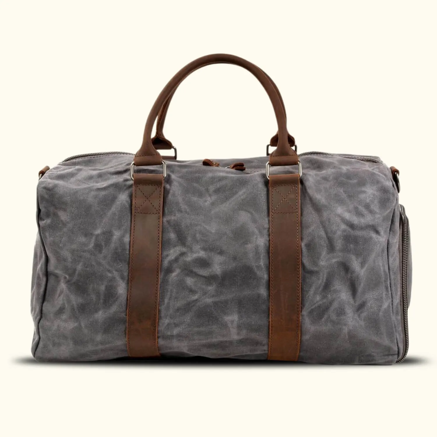 The Trekker - Canvas Duffle Bag With Shoe Compartment