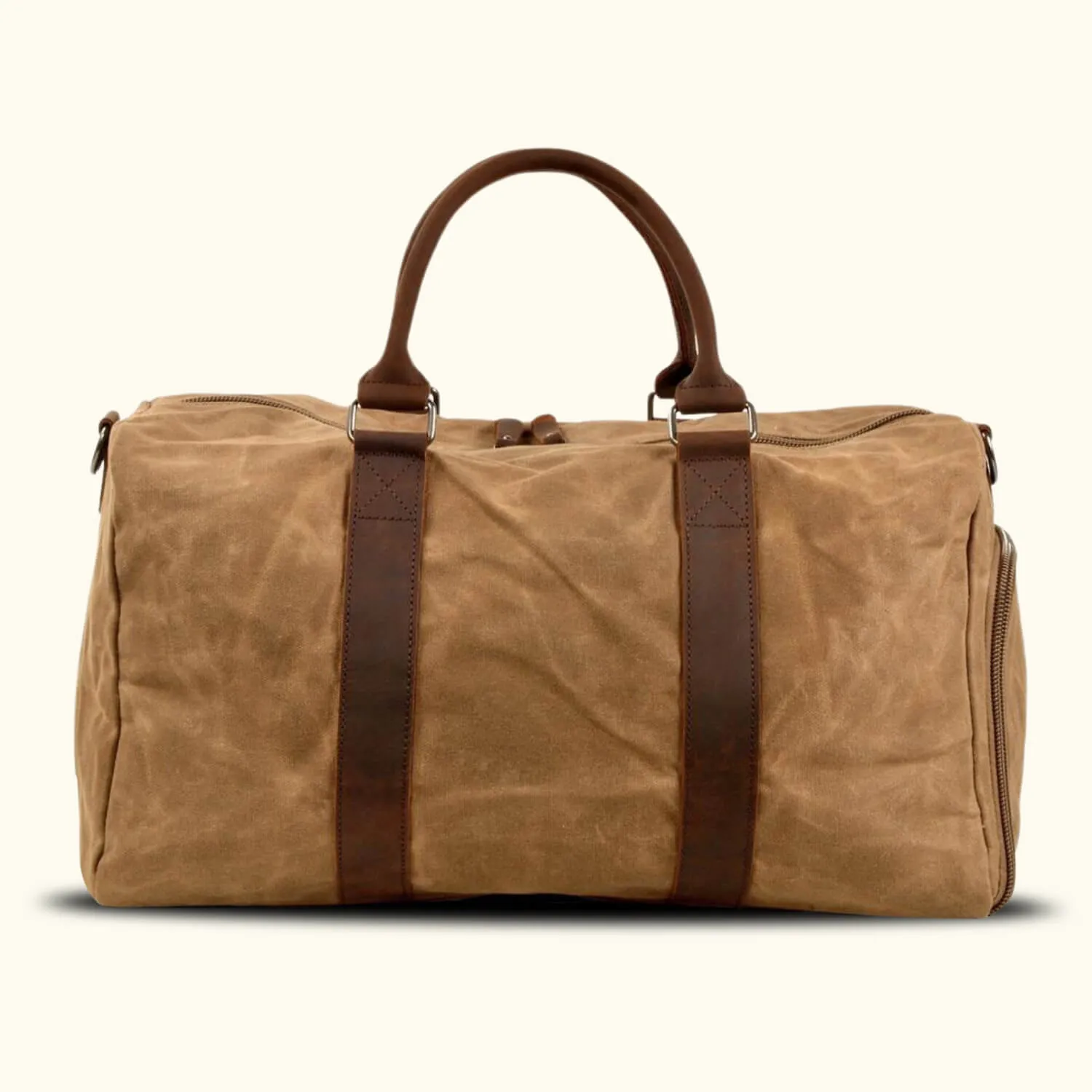 The Trekker - Canvas Duffle Bag With Shoe Compartment