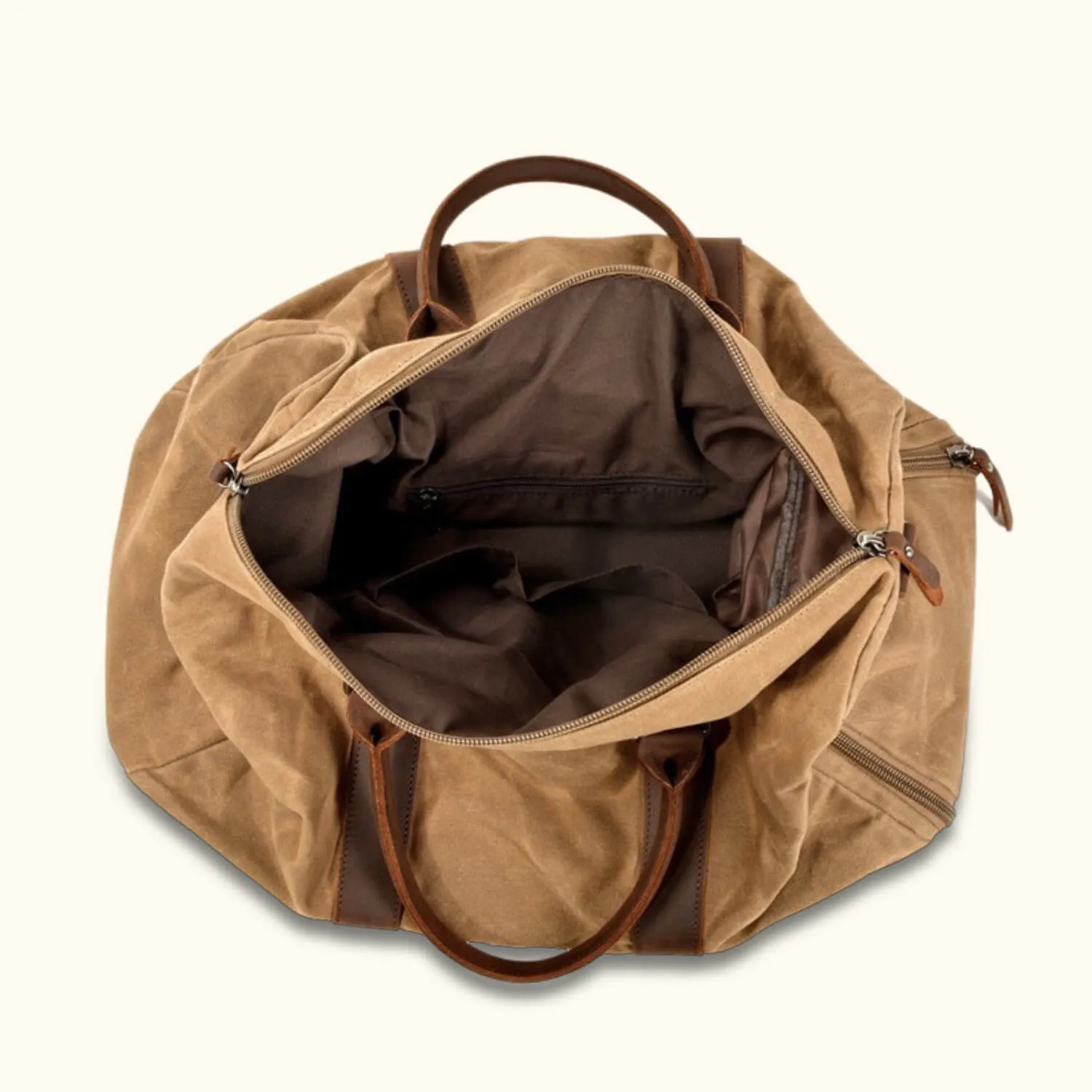 The Trekker - Canvas Duffle Bag With Shoe Compartment