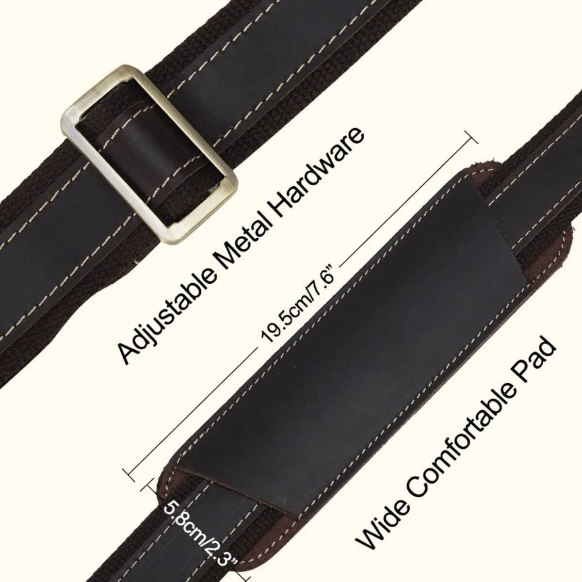 The Wild West - Leather Shoulder Strap