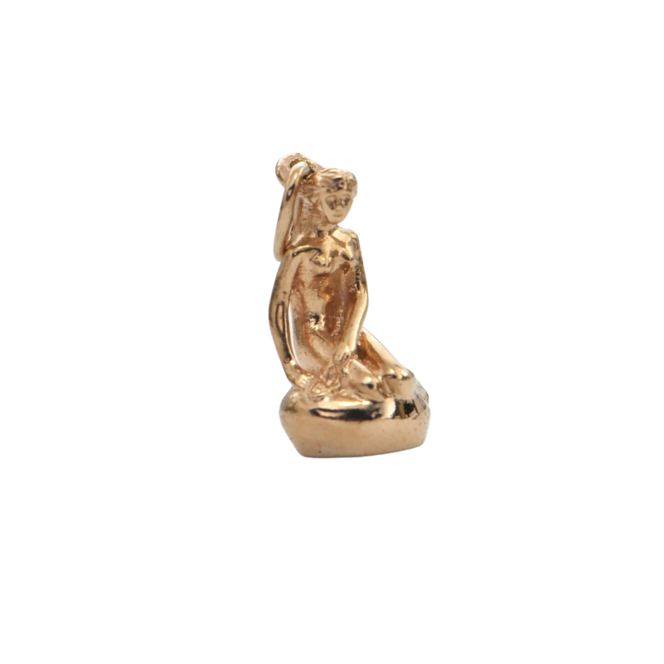 Vintage 14k Gold Danish Little Mermaid Charm