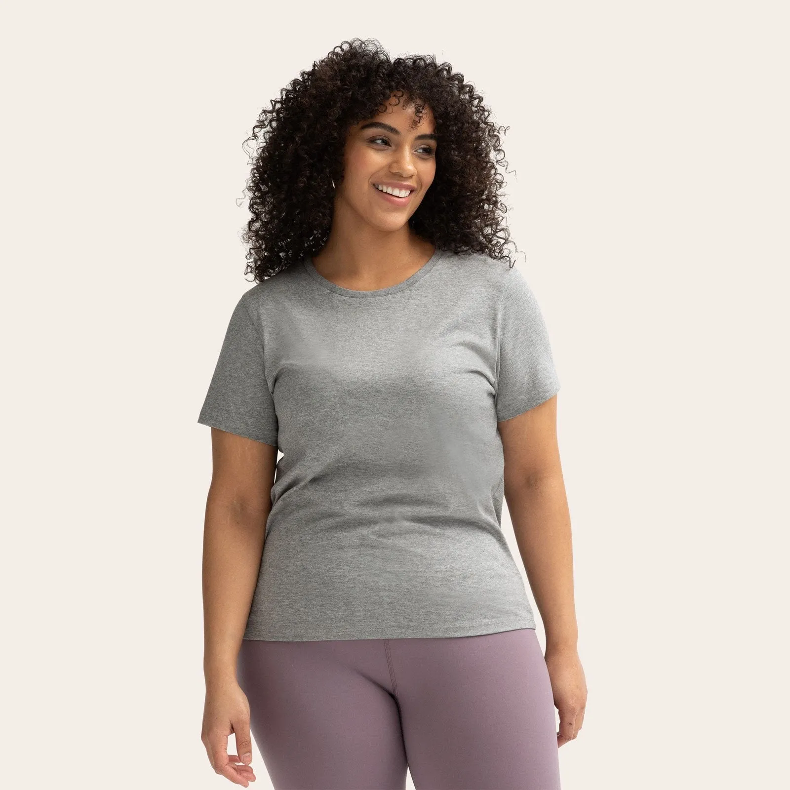 Women's Crew Neck T-Shirt & Sweatpants 2-Pack