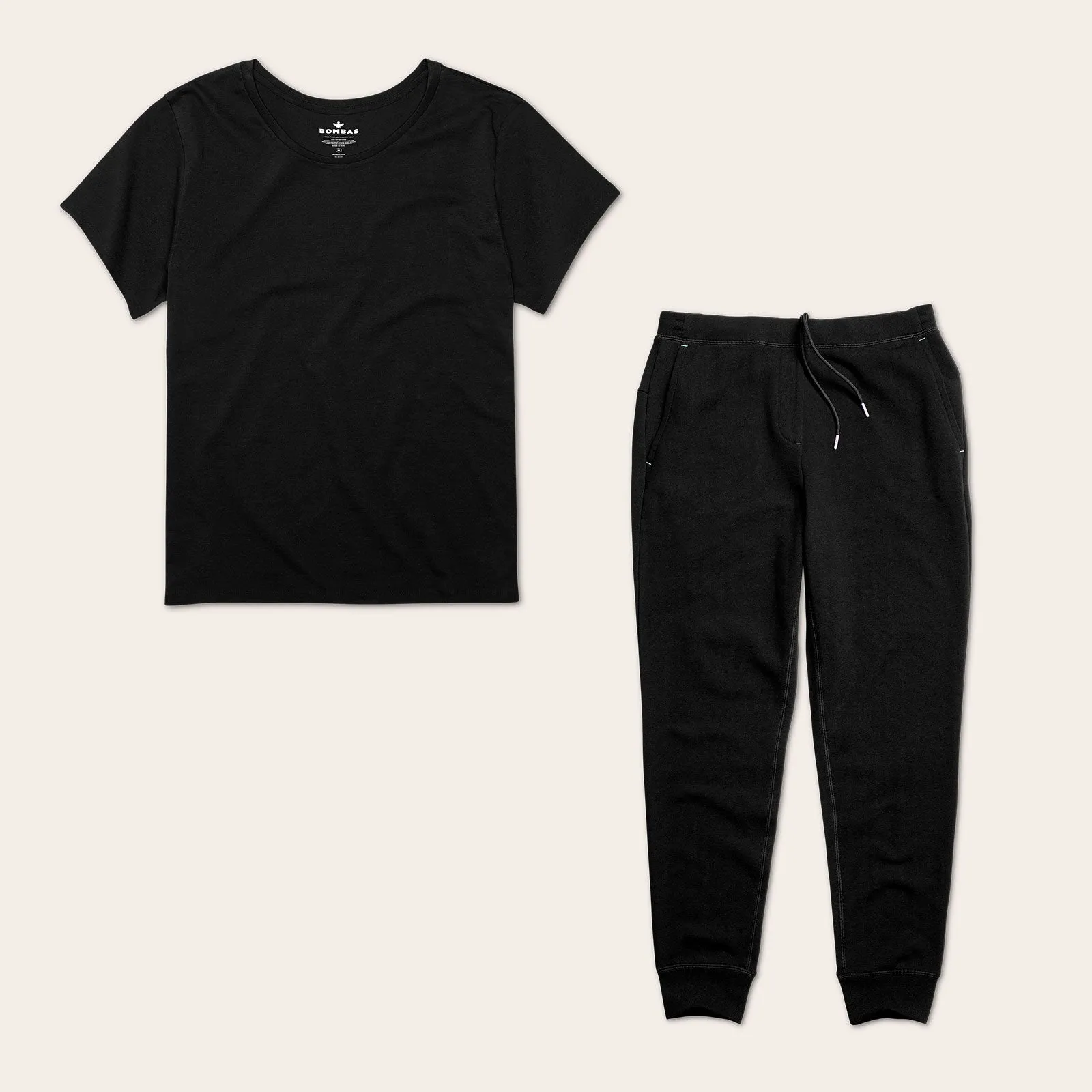 Women's Crew Neck T-Shirt & Sweatpants 2-Pack