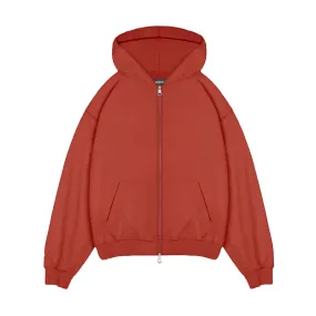 Zip Hoodie - Vintage Red